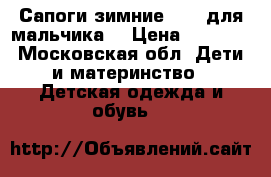Сапоги зимние Geox для мальчика  › Цена ­ 2 900 - Московская обл. Дети и материнство » Детская одежда и обувь   
